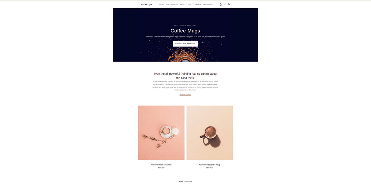 Coffee Style E-commerce